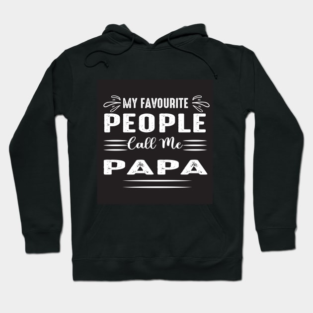 papa t shirt design Hoodie by Designdaily